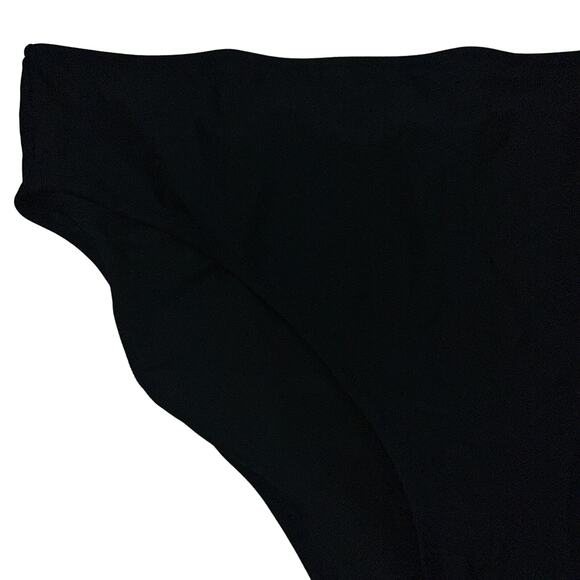 New J. Crew Black Full Coverage Briefs Bikini Swim Bathing Suit Bottom Size 2X - Picture 3 of 7